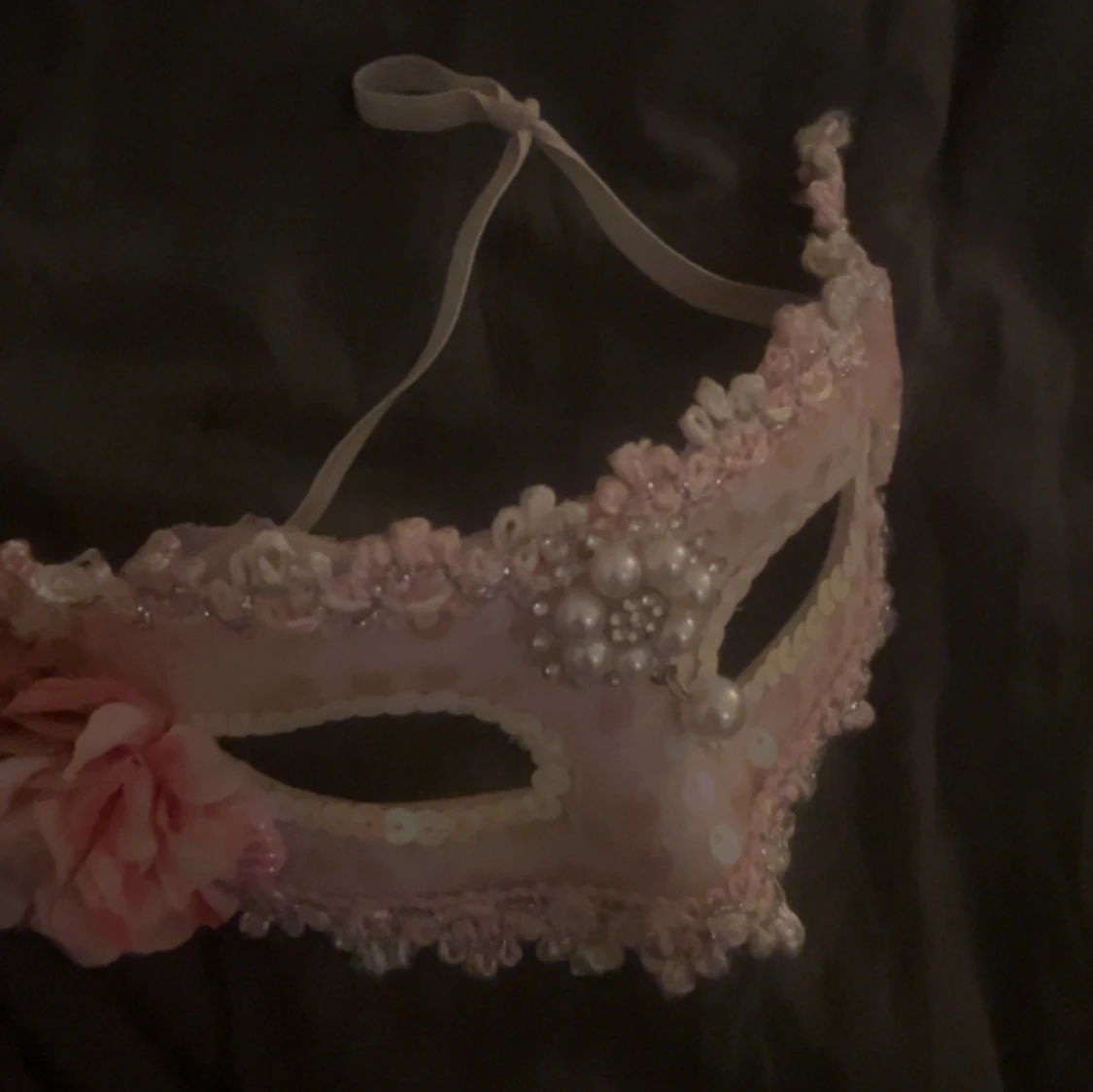 Rosa maskerad mask  - 2