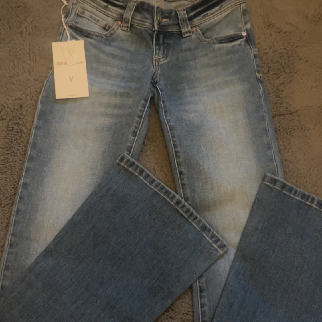 Abrand Super Low Kick jeans blå 25