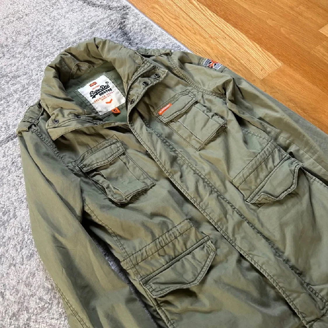 Olivgrön Fieldjacka  - 3