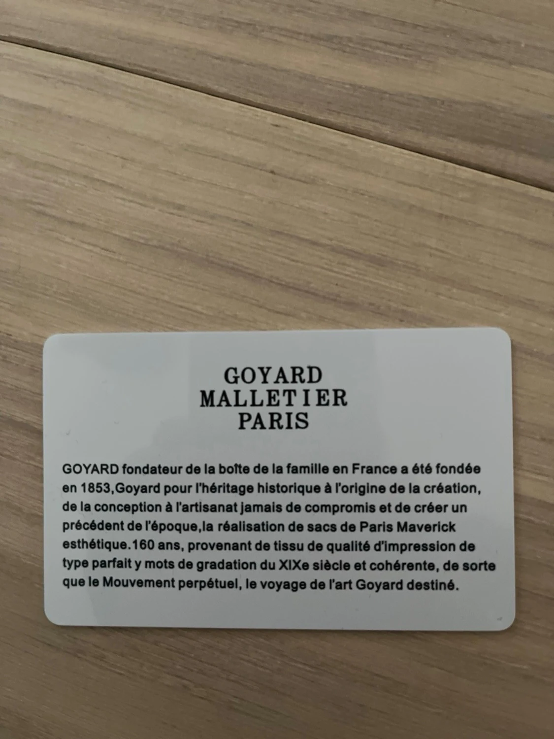 Ljusblå korthållare från  - 2