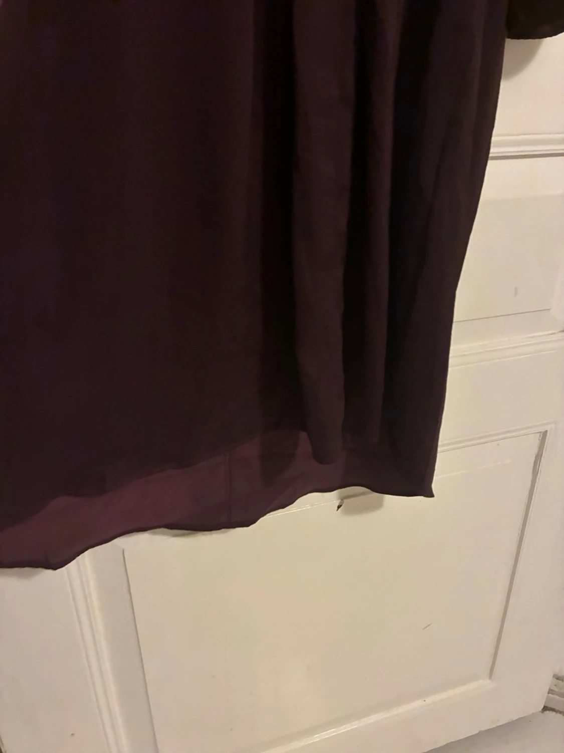 Vinröd/lila långklänning med knyt från inwear copenhagen - 1