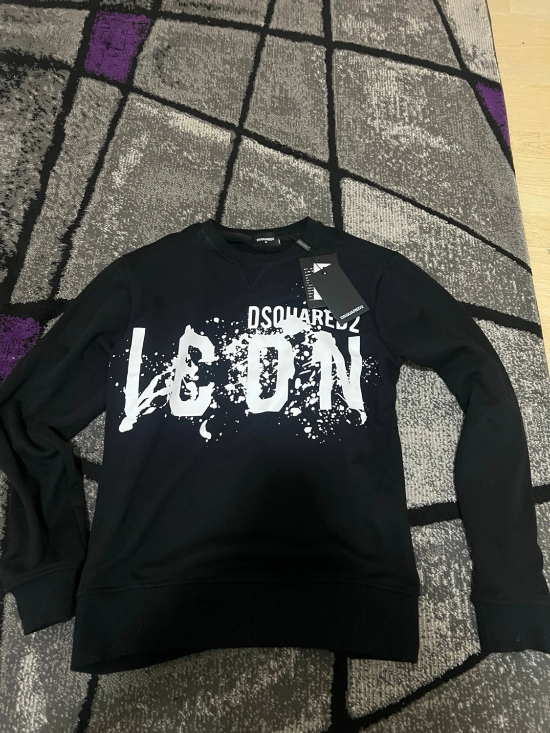 Svart sweatshirt Dsquared2 ICON