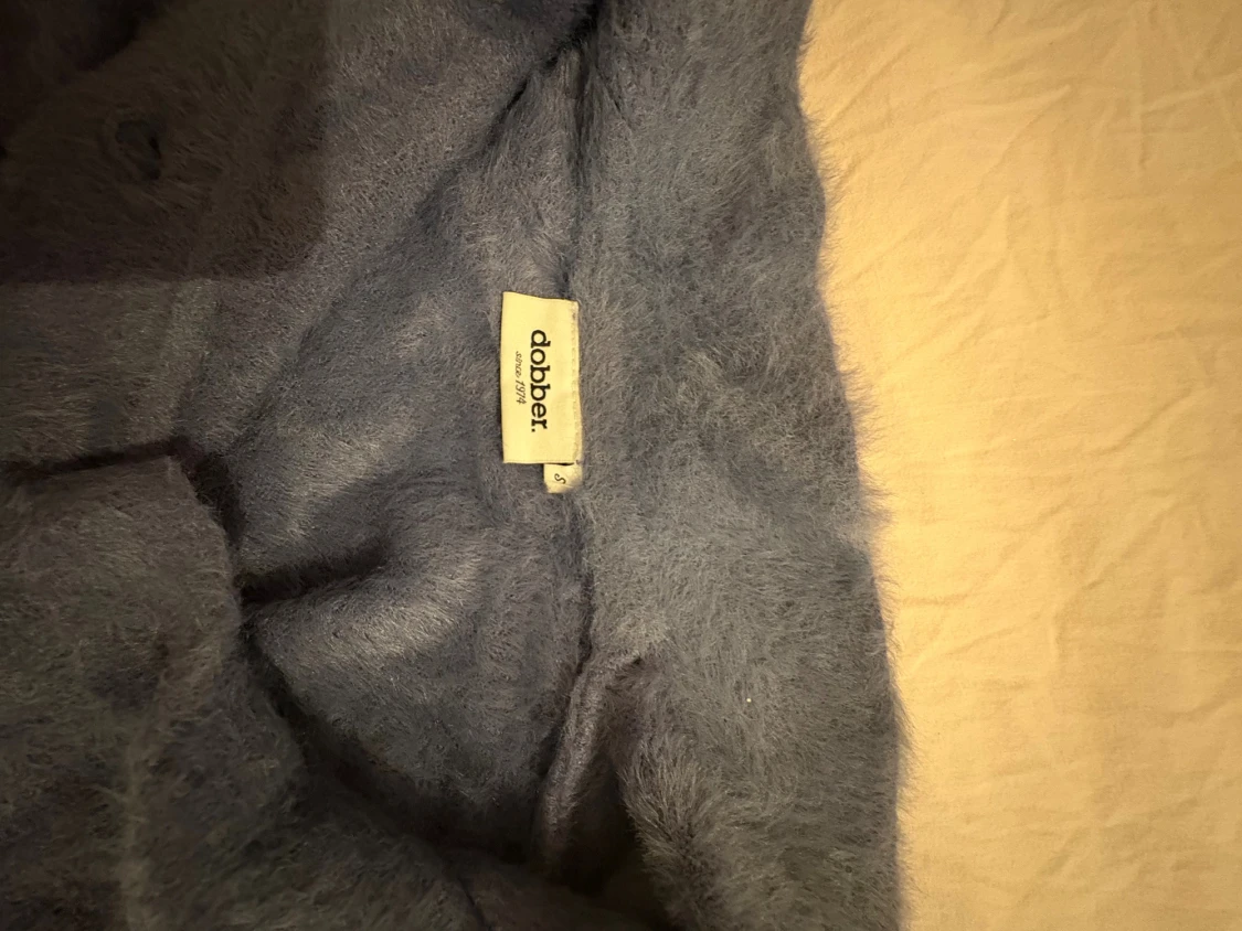 Blå fluffig kofta från Dobber - 3