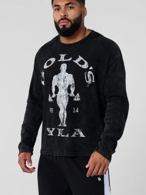 Youngla Golds Gym Thermal Longsleeve - Svart långärmad tröja från Youngla. Tröjan har en avslappnad passform och är tillverkad i mjuk bomull. Testad en gång, annars ny.