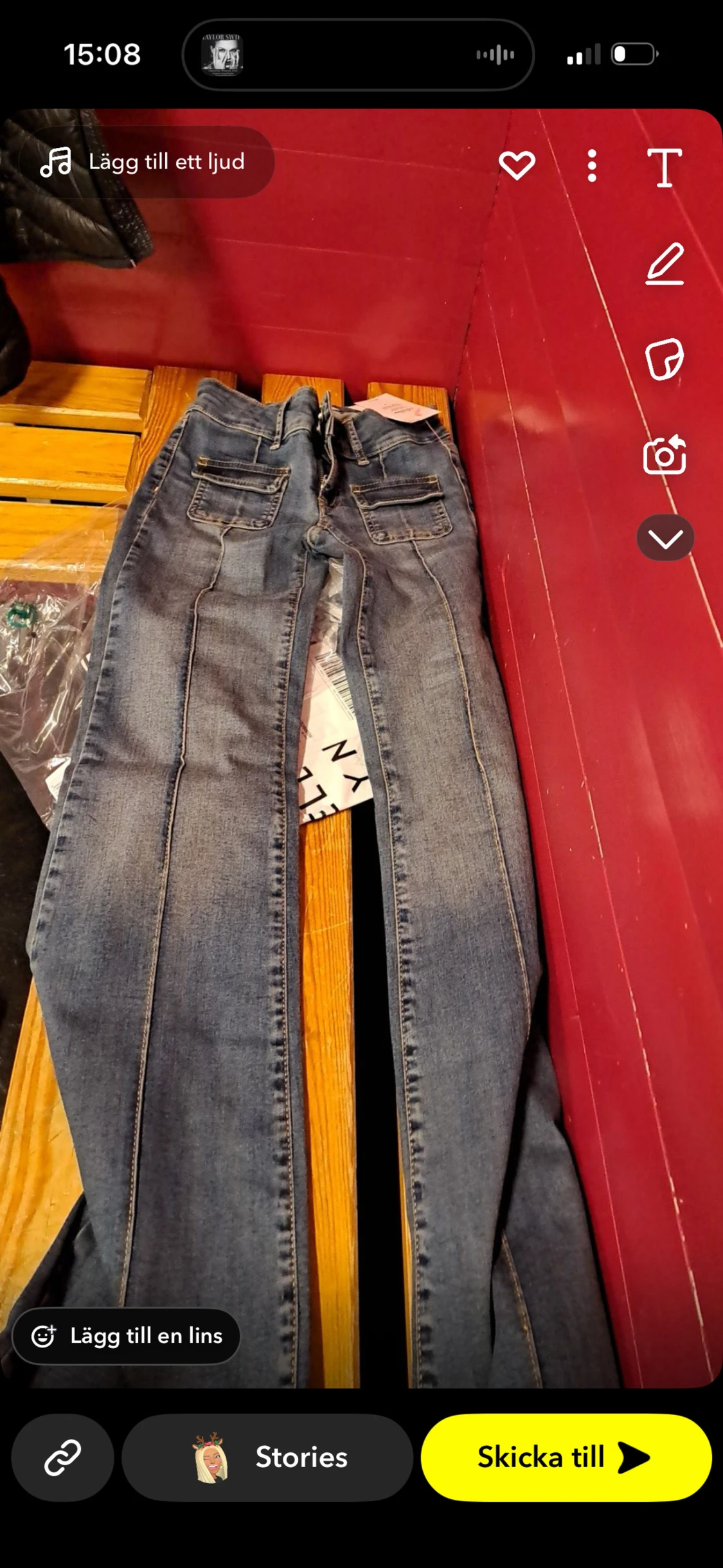 Low Waist Bootcut jeans med fickor från Nelly - 1