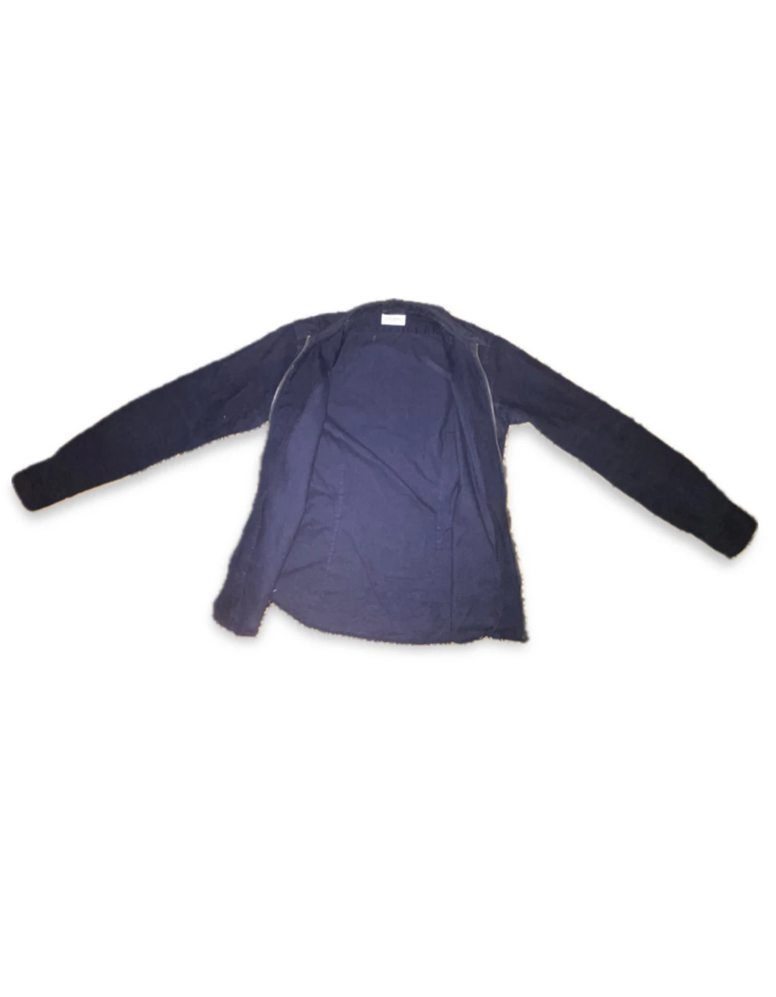 Mörkblå overshirt från John Henric passar storlek s - 4