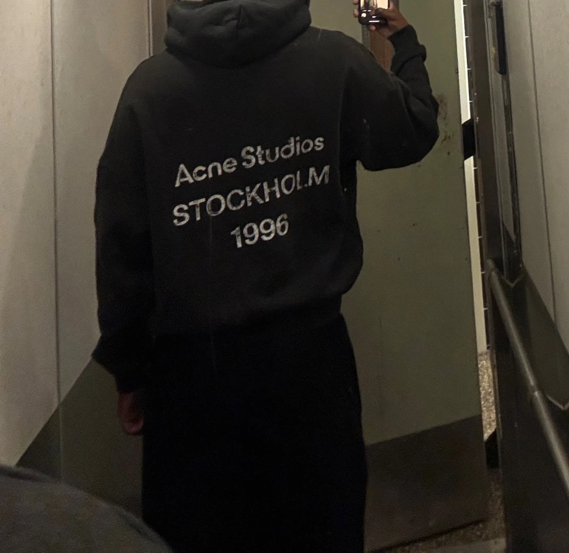 Svart hoodie Acne Studios Stockholm - 1