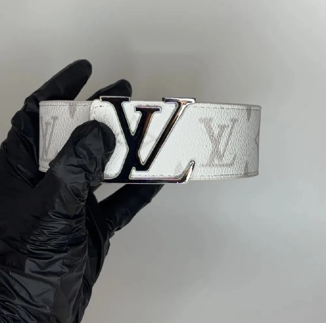 Lvbälte vit monogram