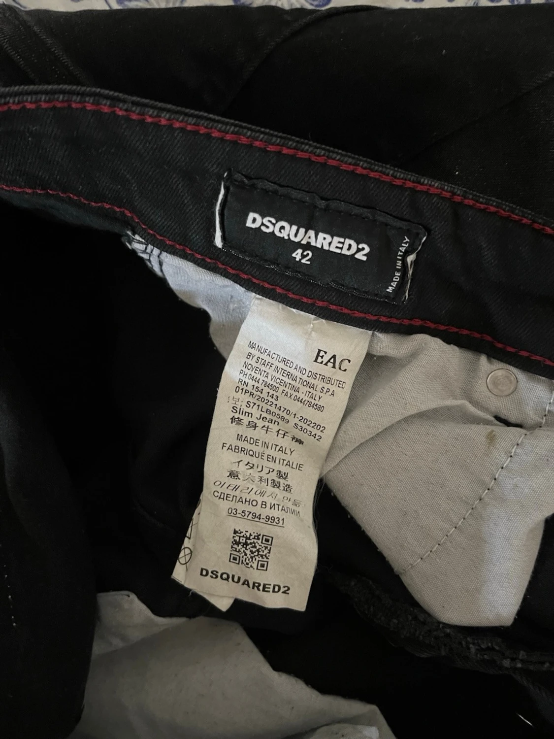 Svarta skinny jeans från Dsquared2 - 4