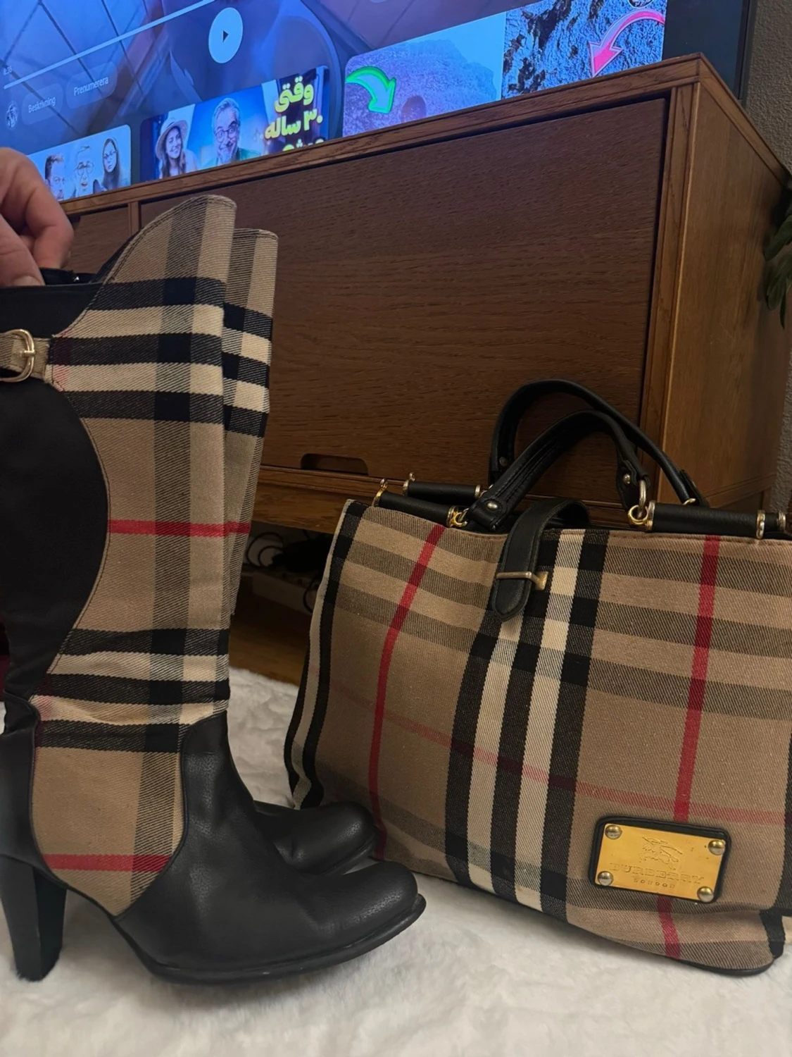 Burberry set vintage