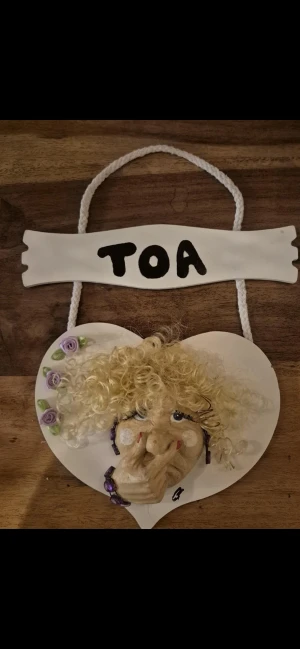 Handgjord häftig toa skylt - Handgjord häftig toa skylt 