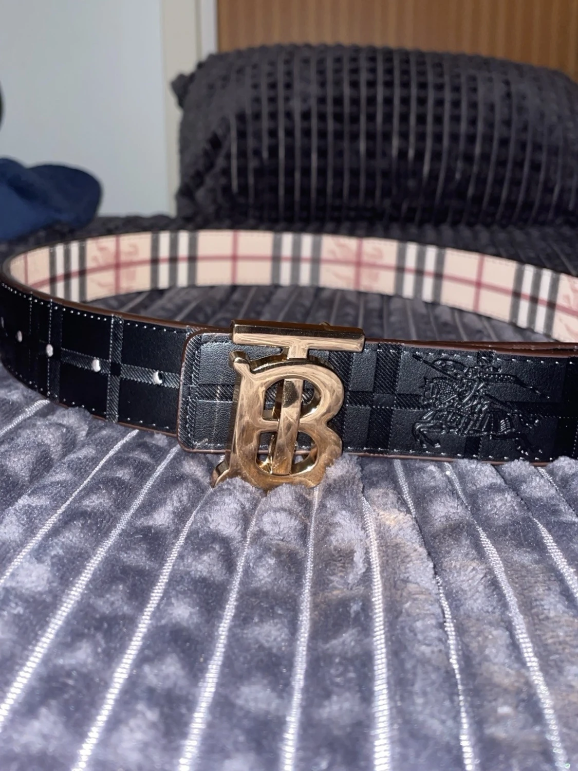 Burberry bälte två sidig size 105 - 2