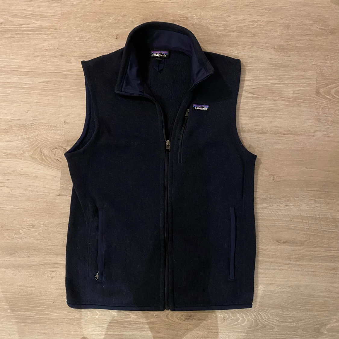 Patagonia fleece väst mörkblå 