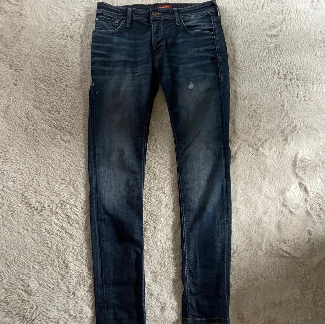 Mörkblå skinny jeans Jack & Jones