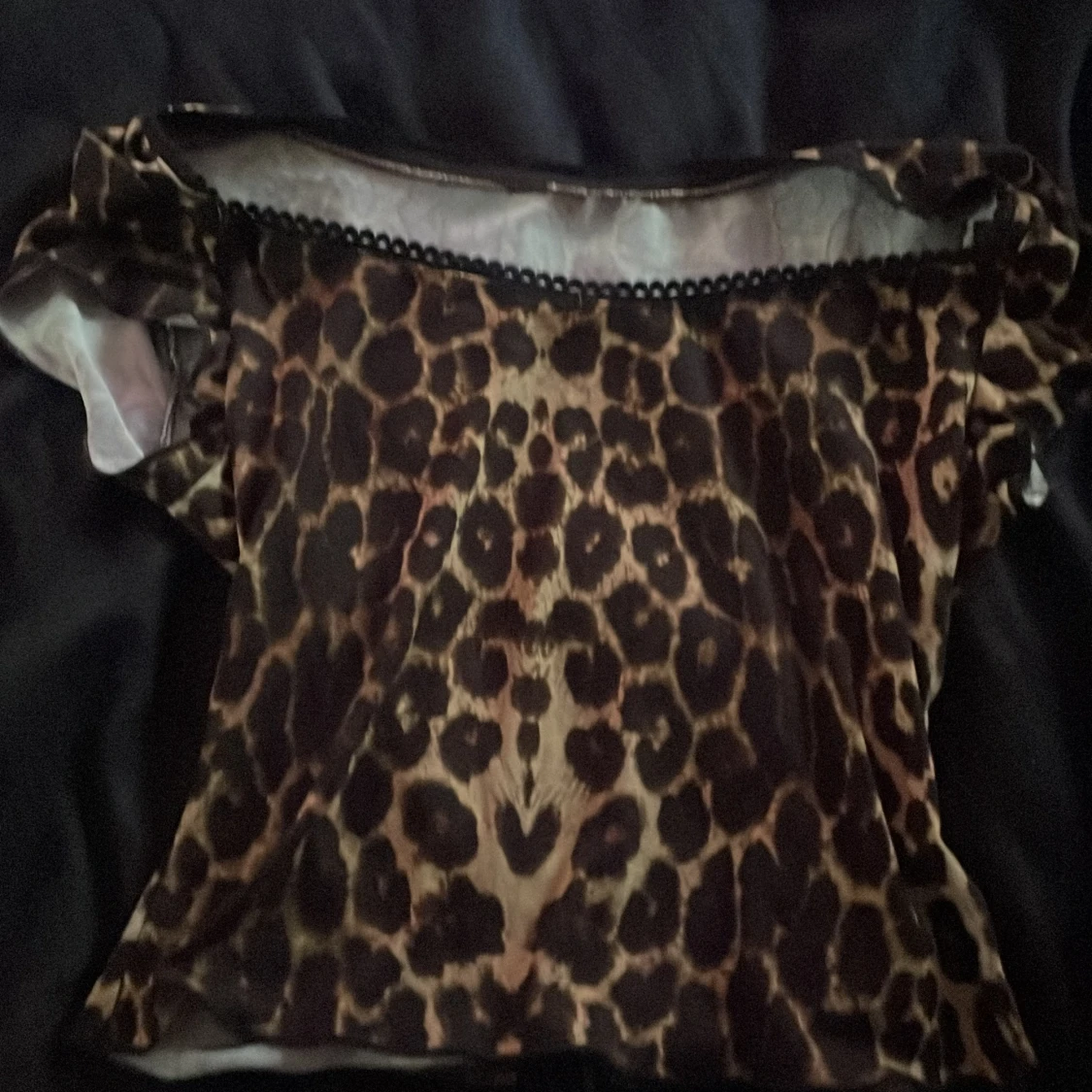 Leopardmönstrad topp från Romwe XS