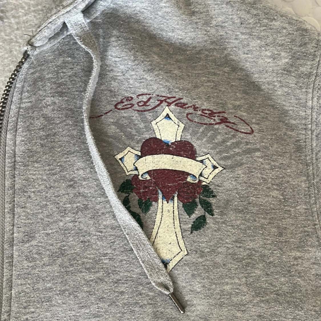Ed Hardy zip hoodie  - 1
