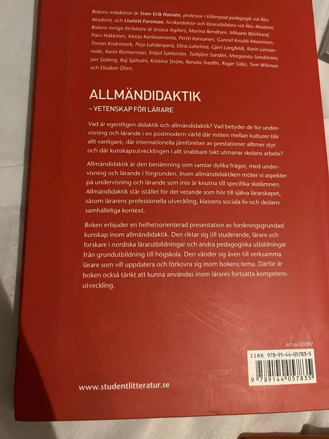 Allmändidaktik – Vetenskap för lärare - 1