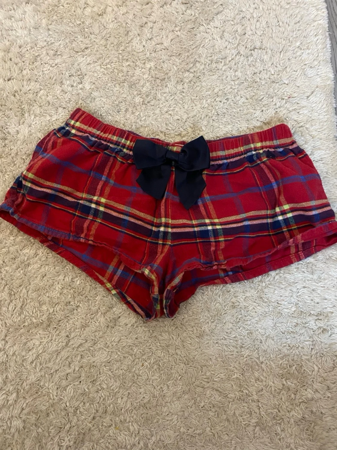 Abercrombie & Fitch Vintage Röda Mjukisshorts - 1