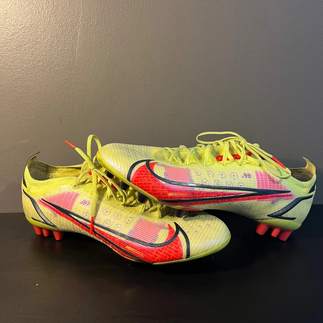 Nike Mercurial fotbollsskor gul/röd - 2