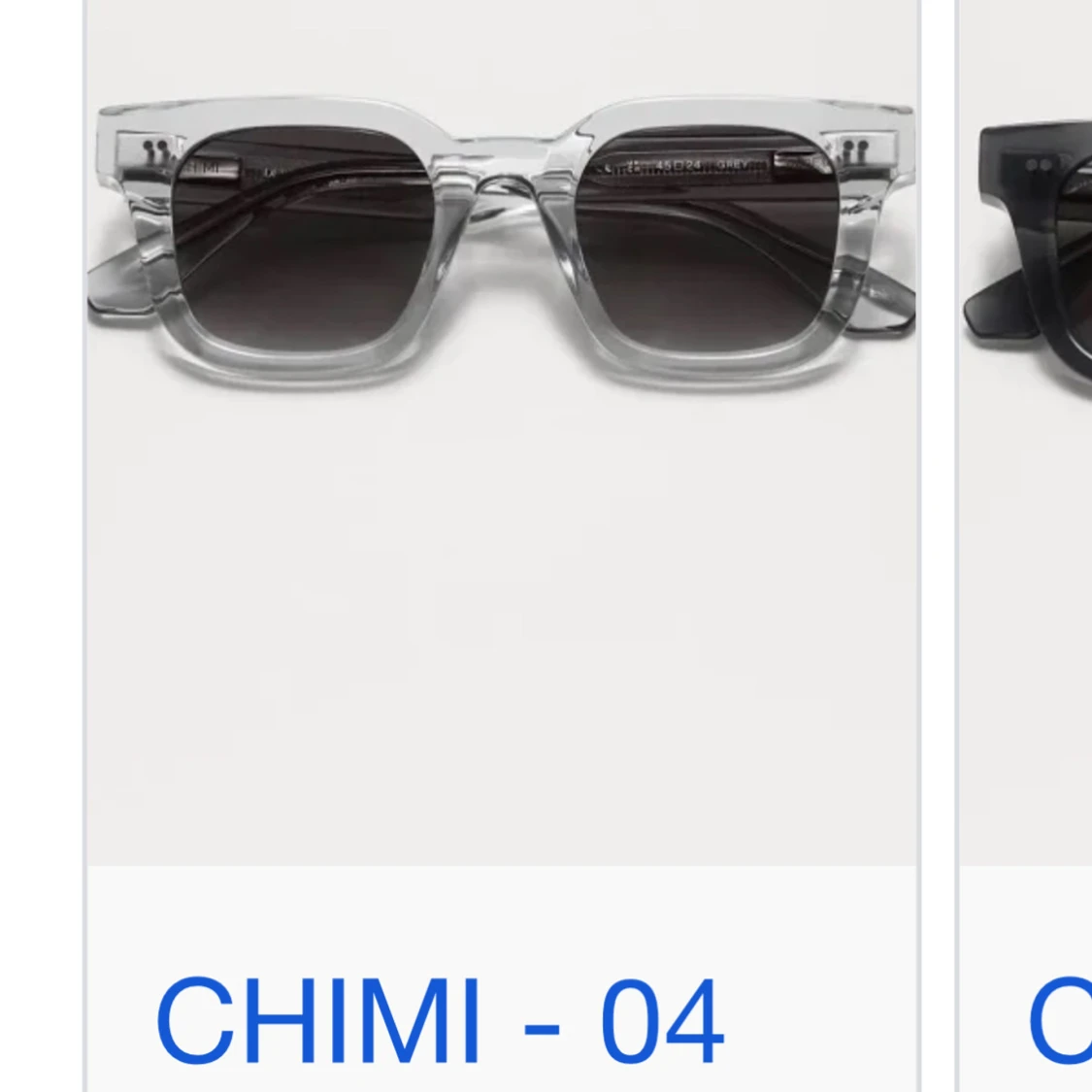 grå solglasögon CHIMI 04