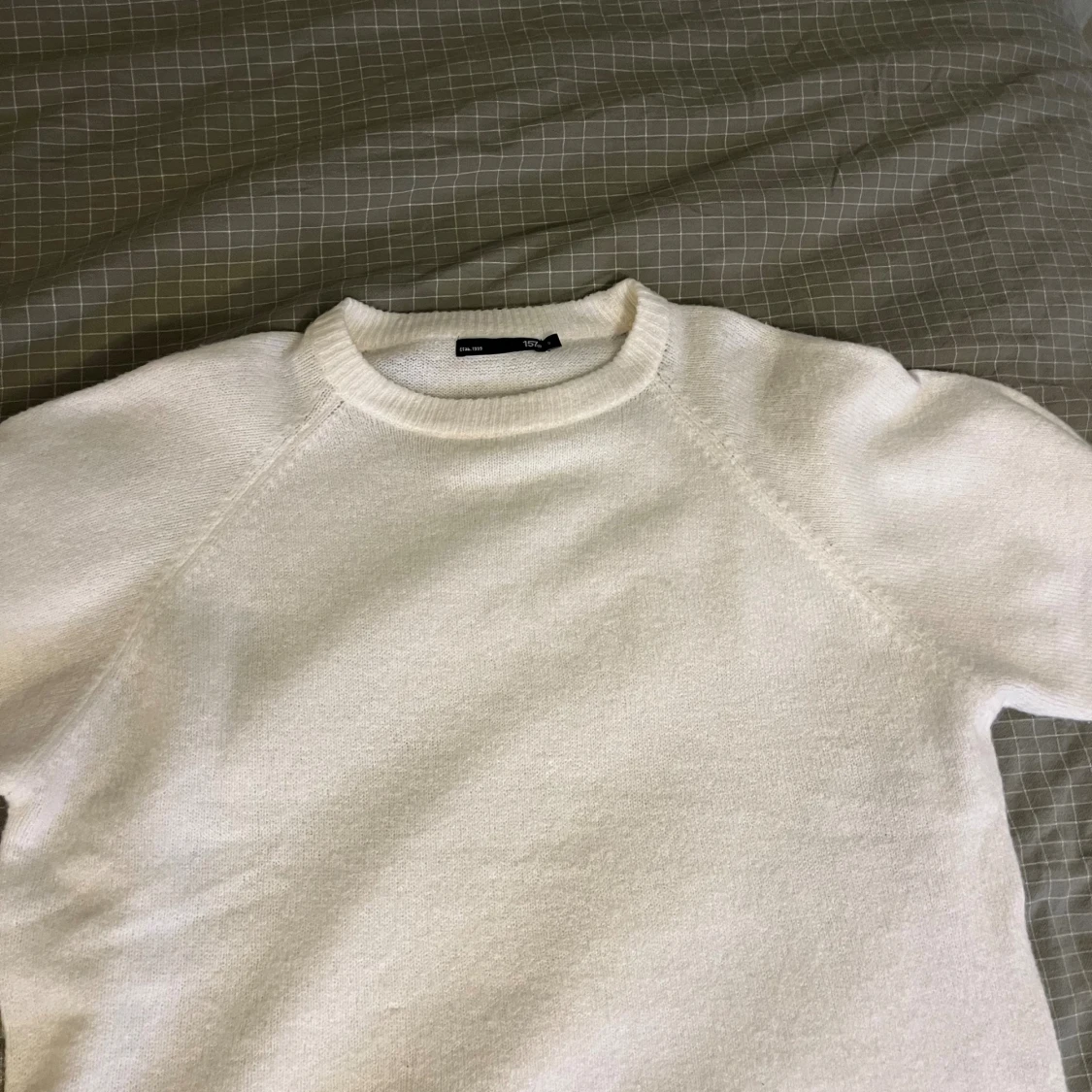 Vit stickad tröja från Lager 157 - 3