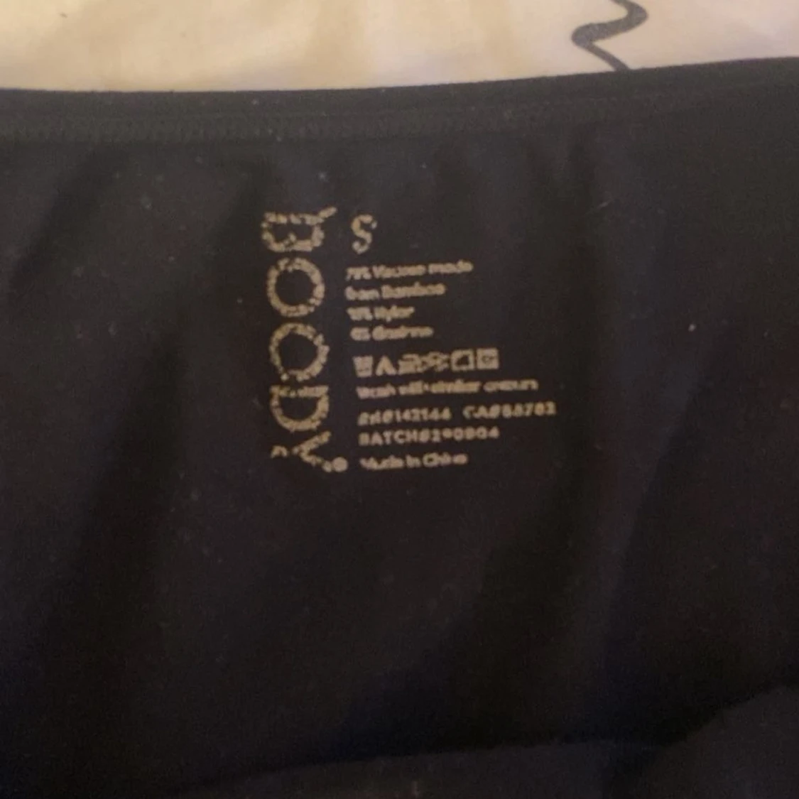 Svart långärmad tröja i bambu - 2