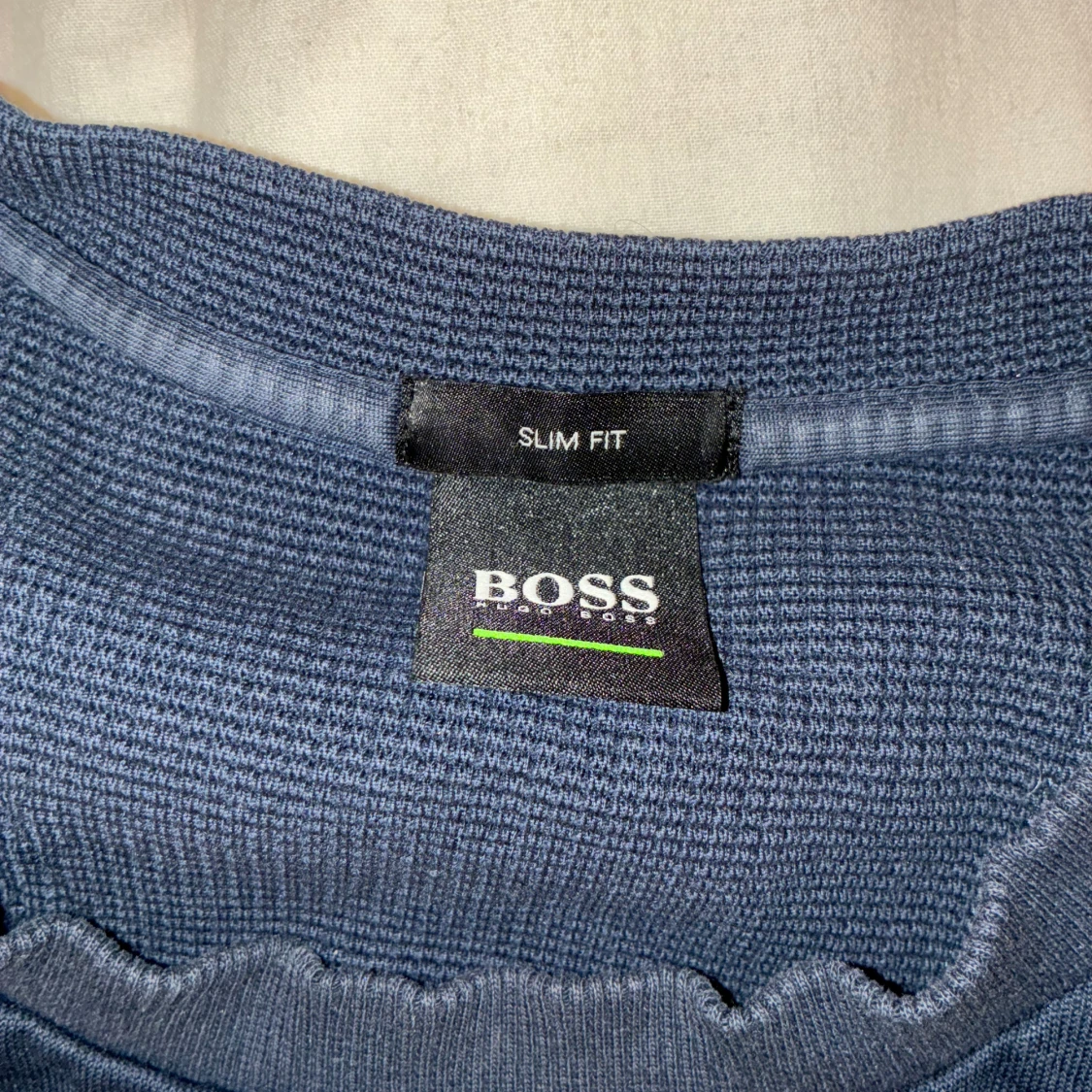 Marinblå Hugo Boss sweatshirt - 2