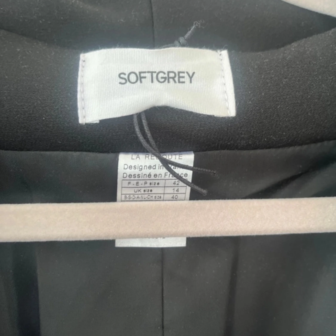 Svart Soft grey blazer - 1