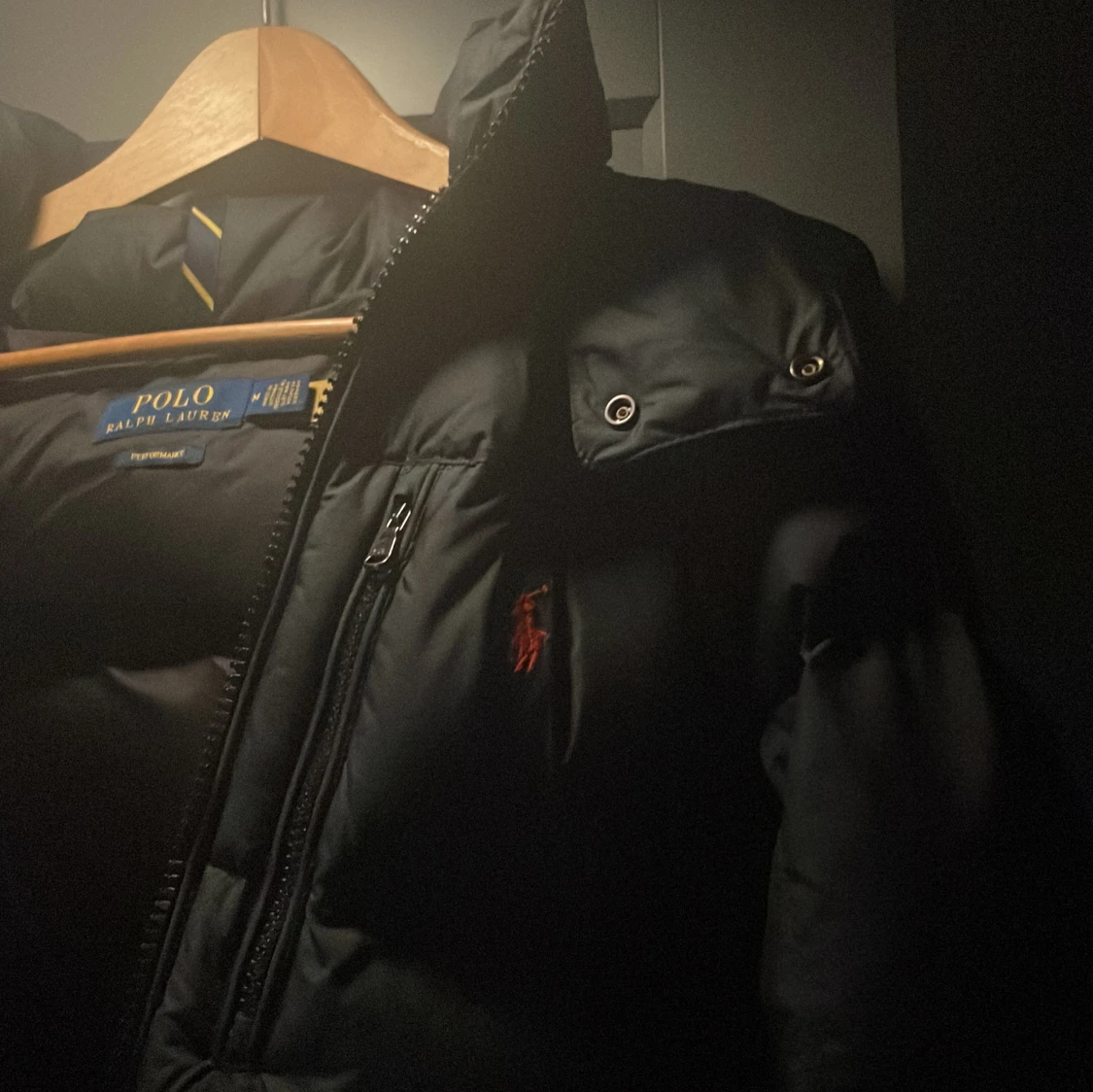 Svart pufferjacka Polo Ralph Lauren M (äkta med kvitto) - 2