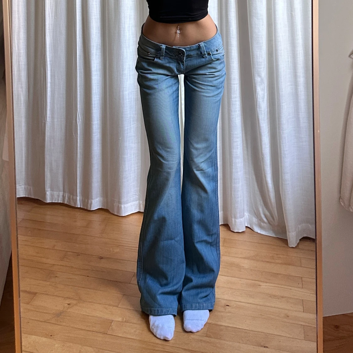 Lågmidjade jeans 