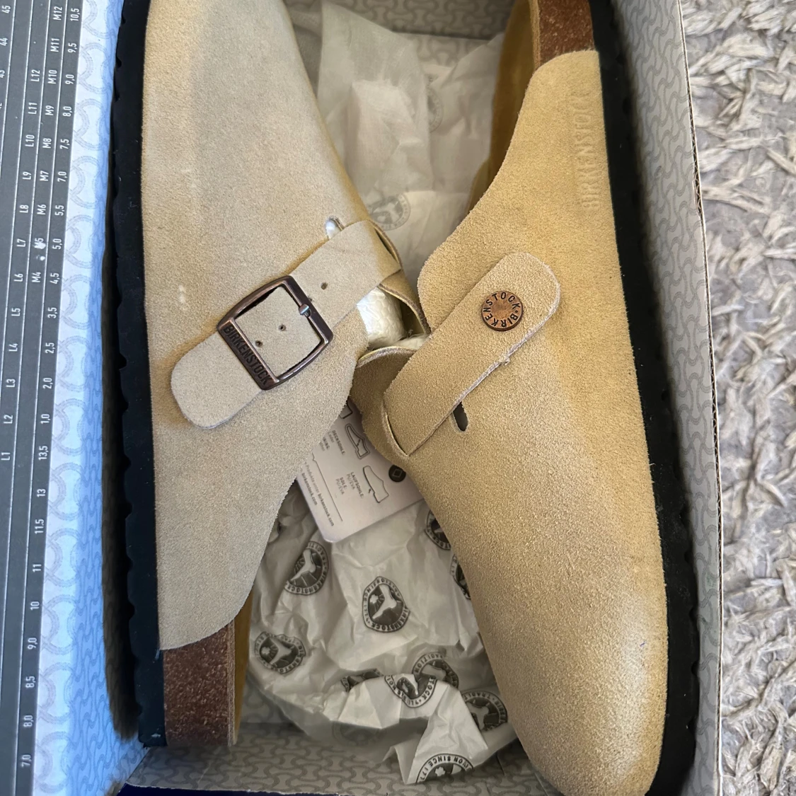 Birkenstock Boston beige mocka