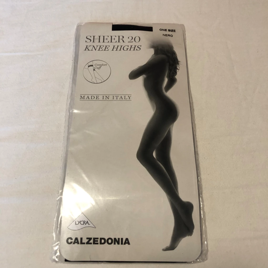 Svarta knästrumpor Calzedonia Sheer 20