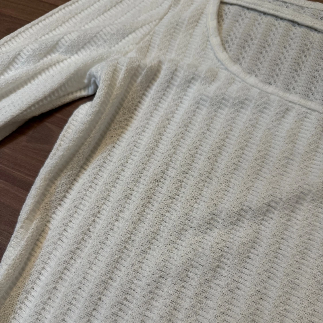 Långärmad topp med snörning - 3