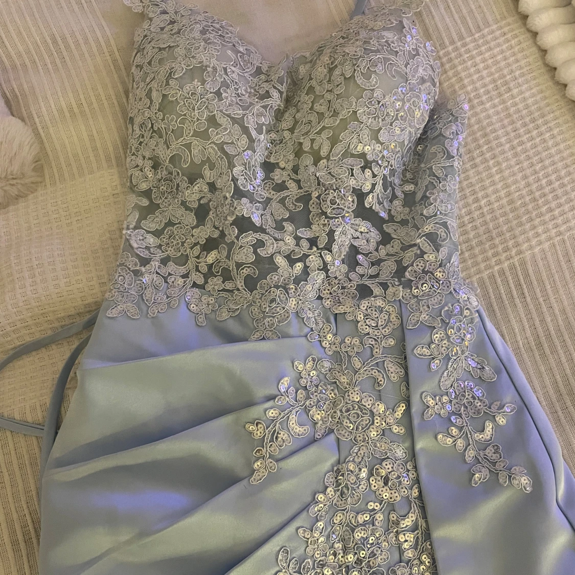 Ljusblå långklänning JJ's House - 2