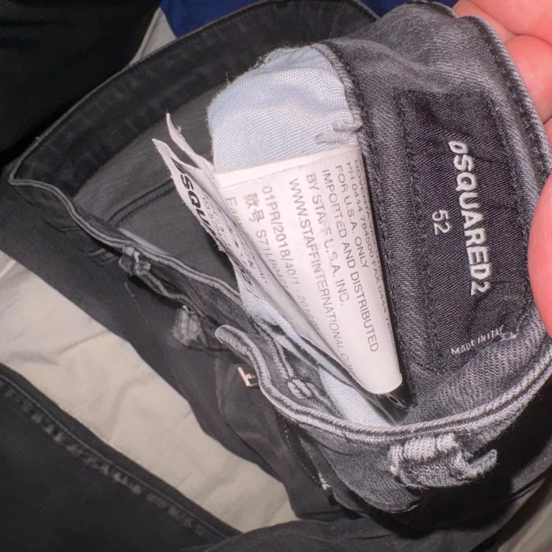 Svarta slitna jeans från Dsquared2 - 2