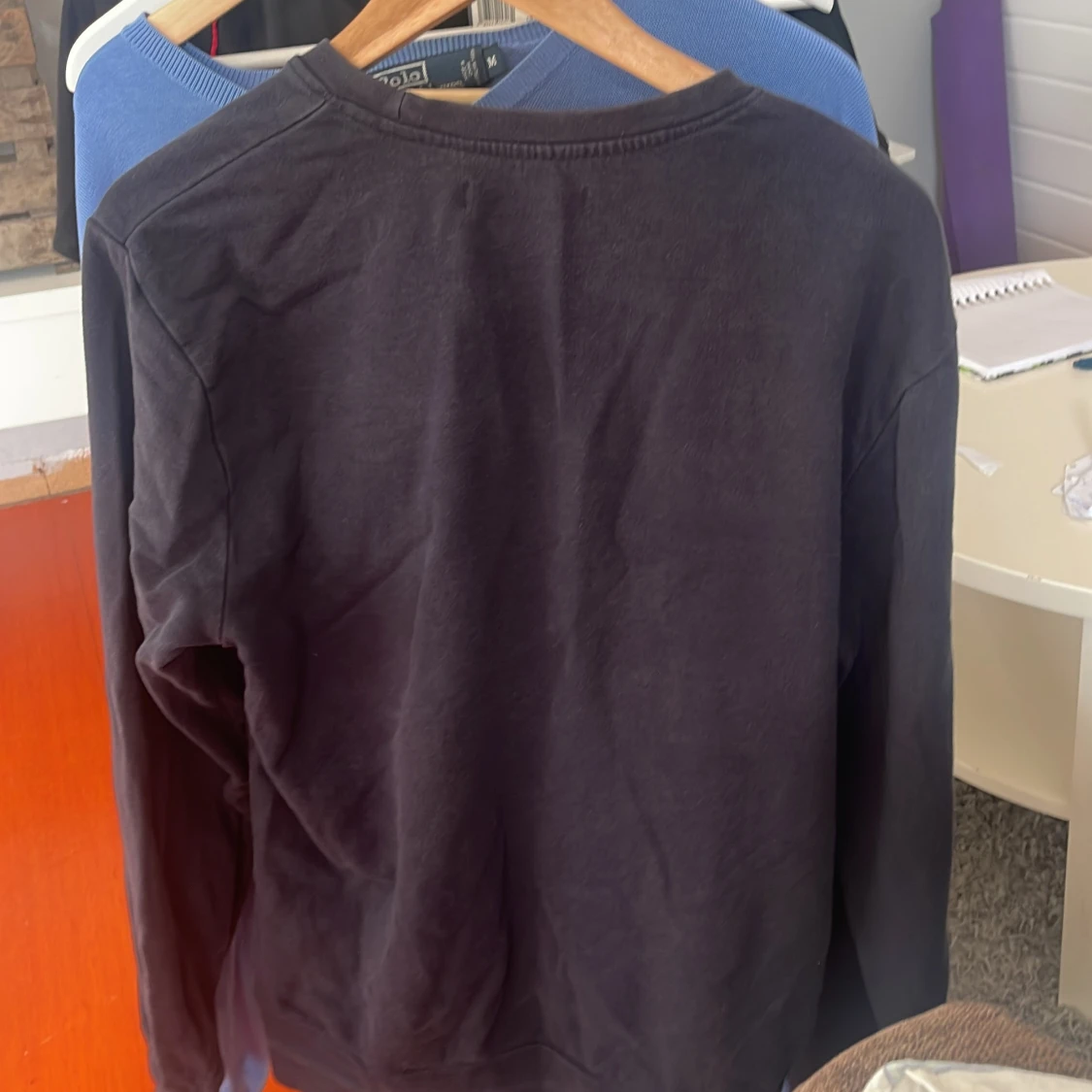 Svart långärmad tröja från US Polo Assn - 1