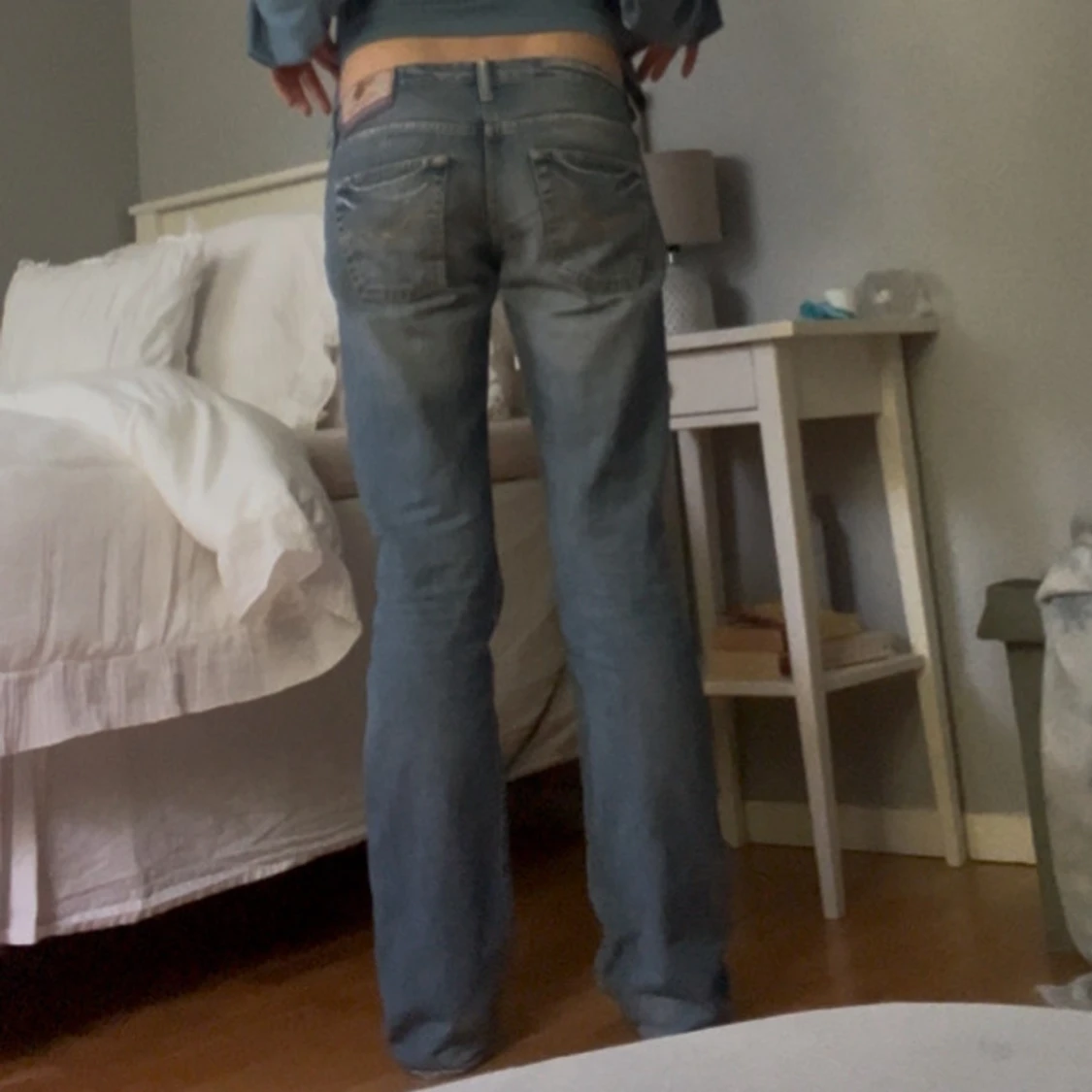 Lågmidjade bootcut jeans från replay - 1