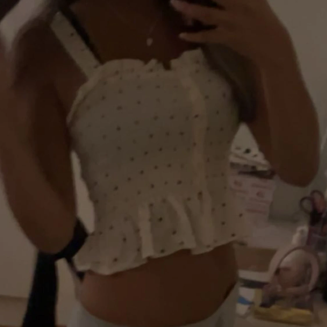 Söt prickig topp från H&M - 4