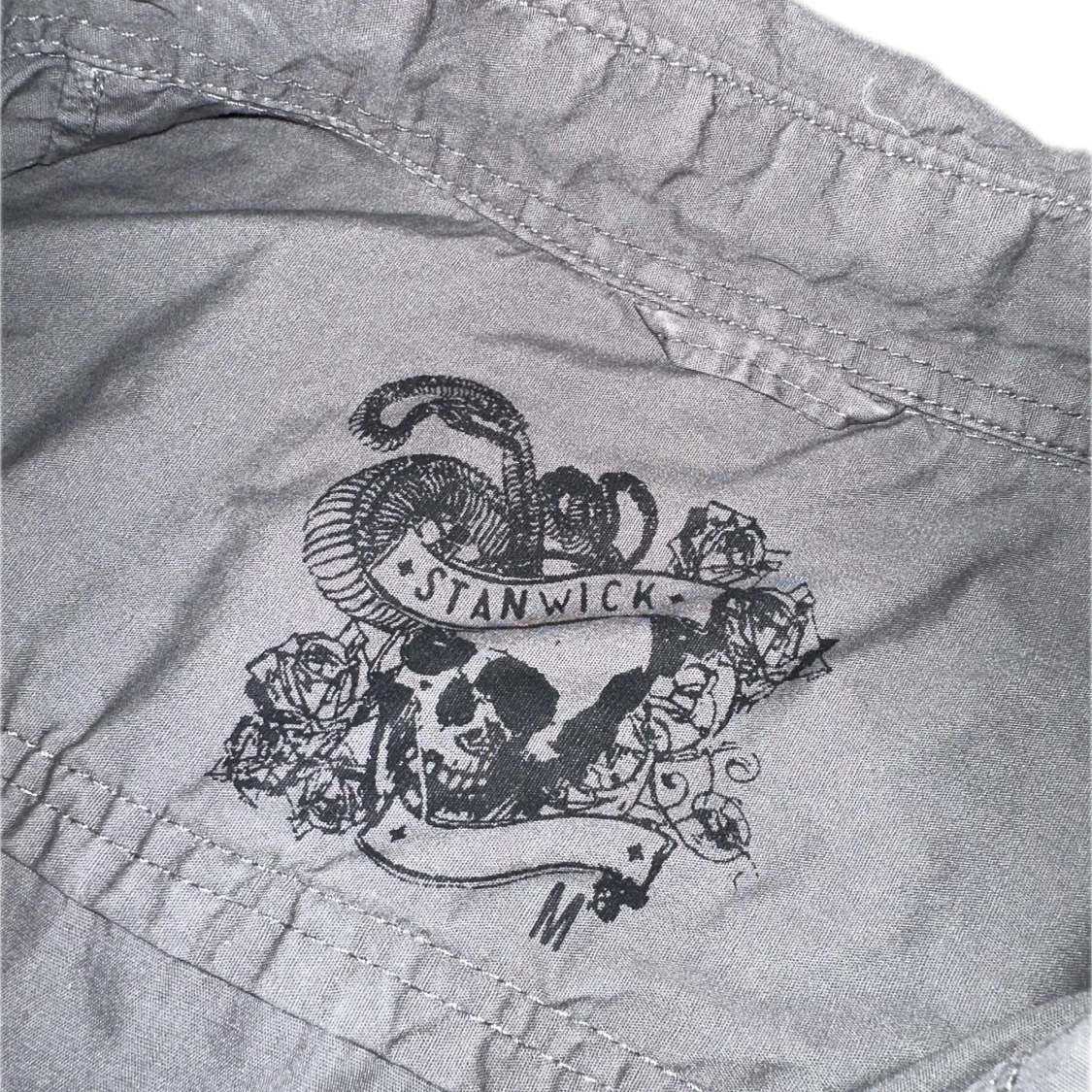 Cool Graphic Print Drain Y2k skjorta - 2