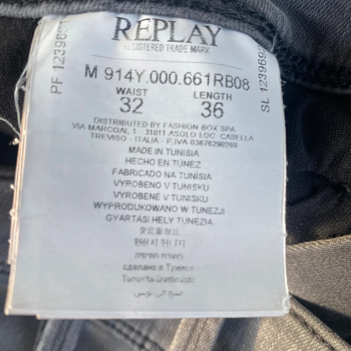 Replay Anbass Hyperflex grå jeans - 2