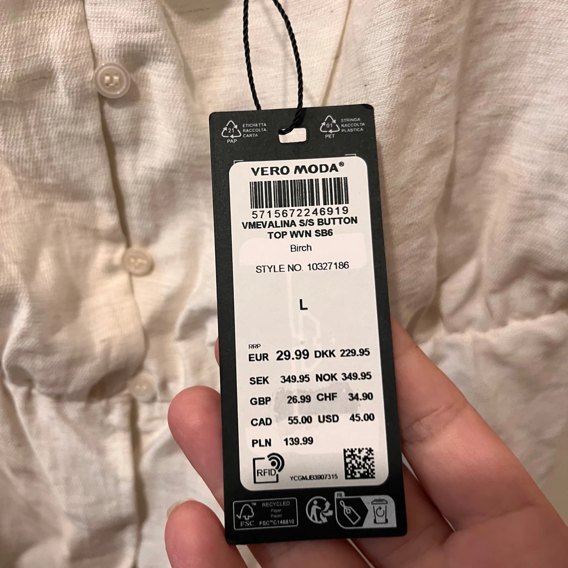 Nytt Linna strl L - 2