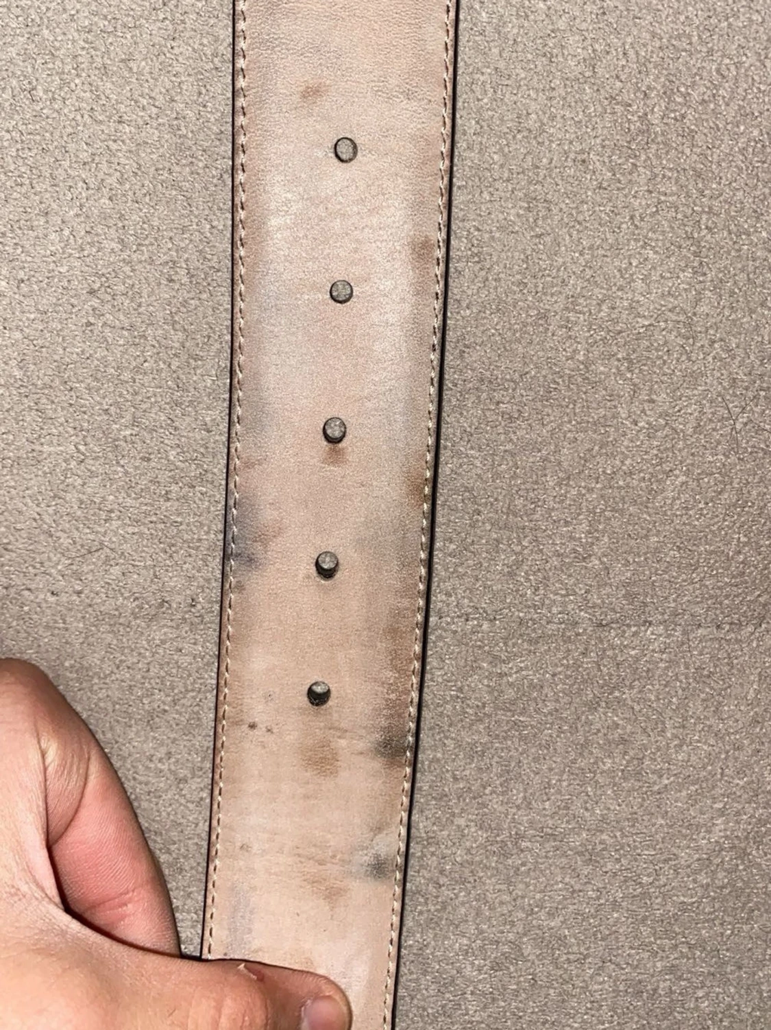 Svart skärp med silver-spänne - 3