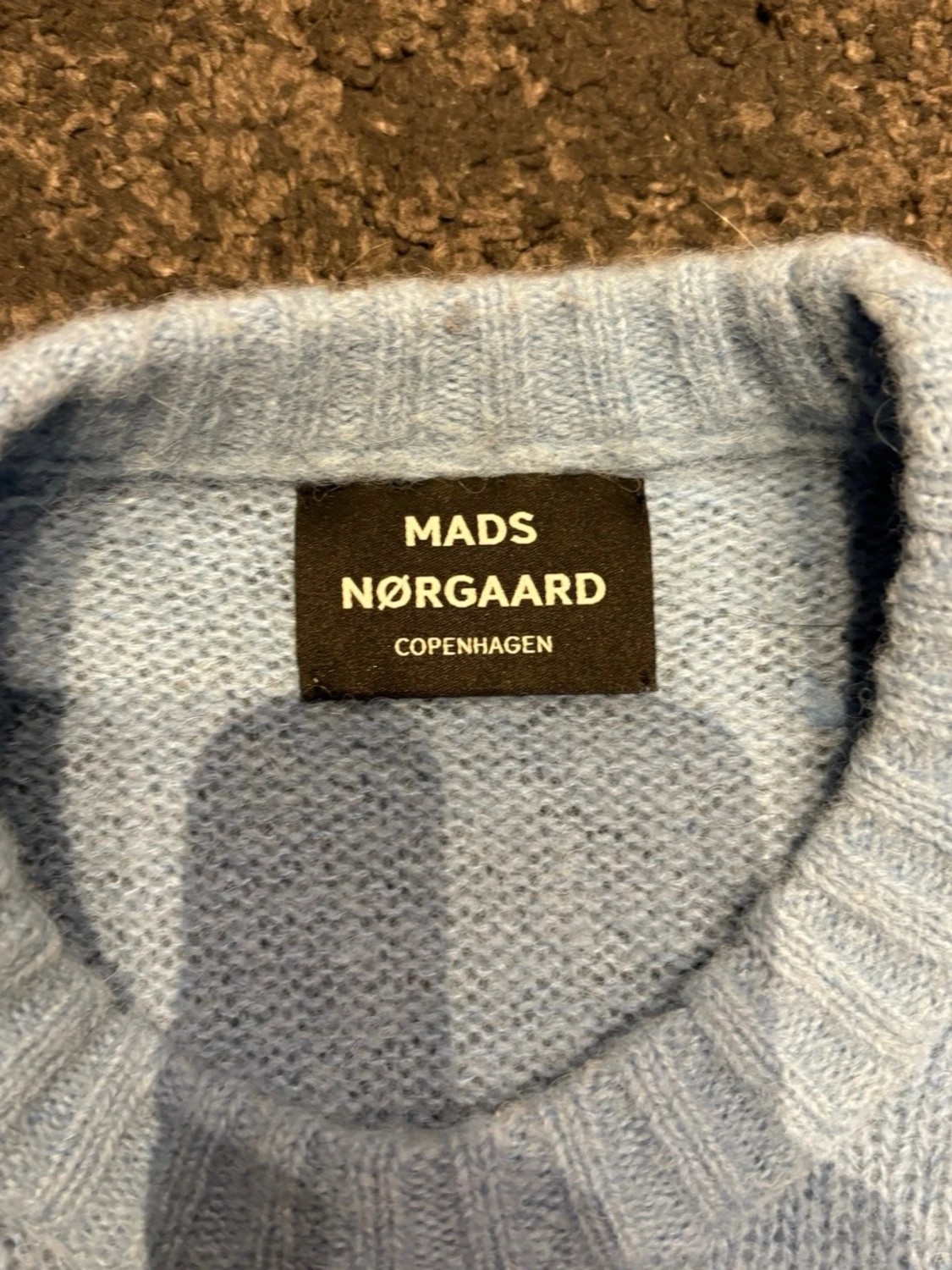 Ljusblå stickad tröja från Mads Nørgaard - 2