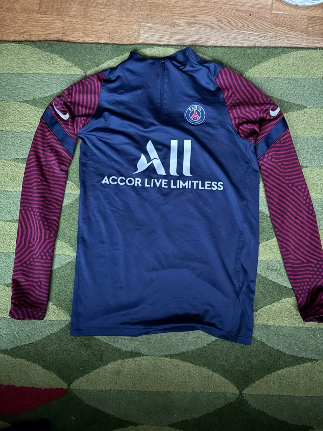 PSG träningströja Nike blå/vinröd