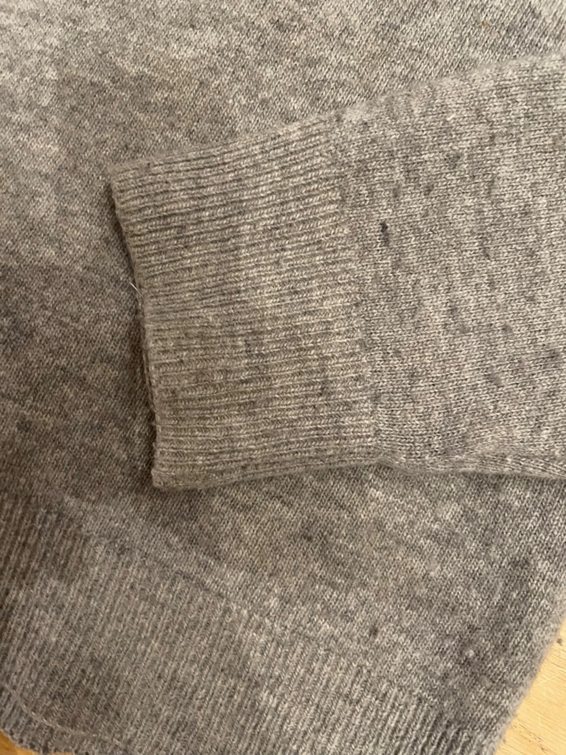 Grå stickad tröja från Zara - 2