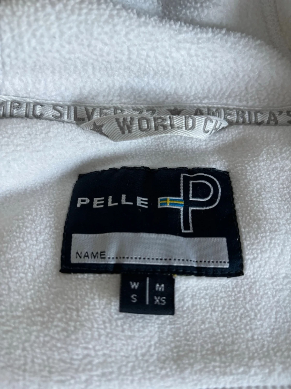 Vit fleecejacka från Pelle P - 3