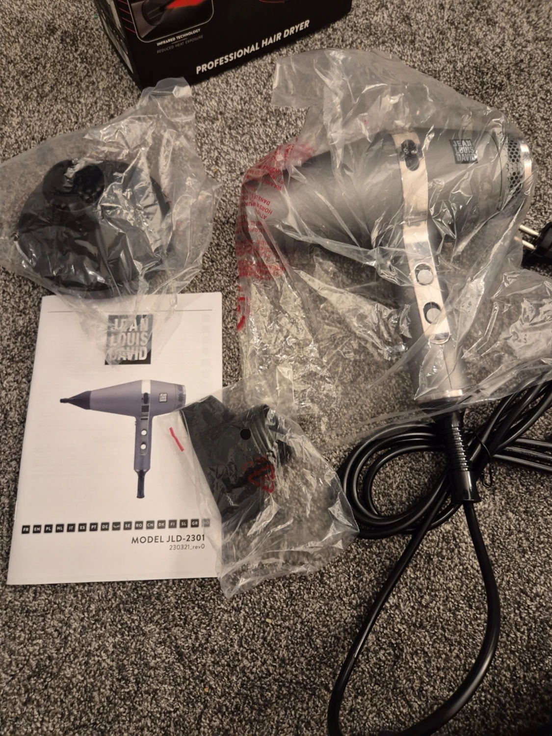 Jean Louis David InfraProtect 2200 Professional Hair Dryer - 5