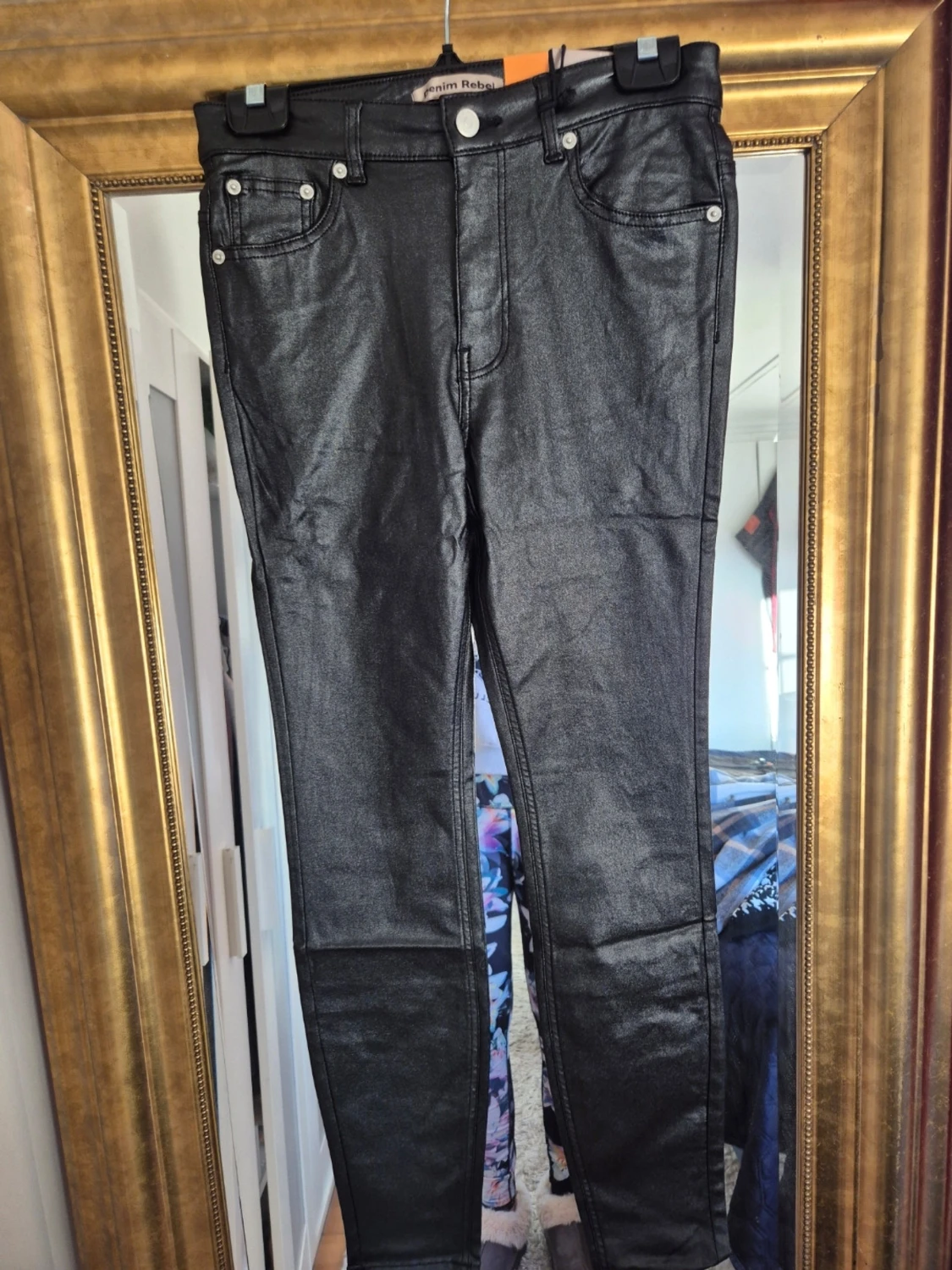 Svarta skinny jeans från Denim Rebel - 1
