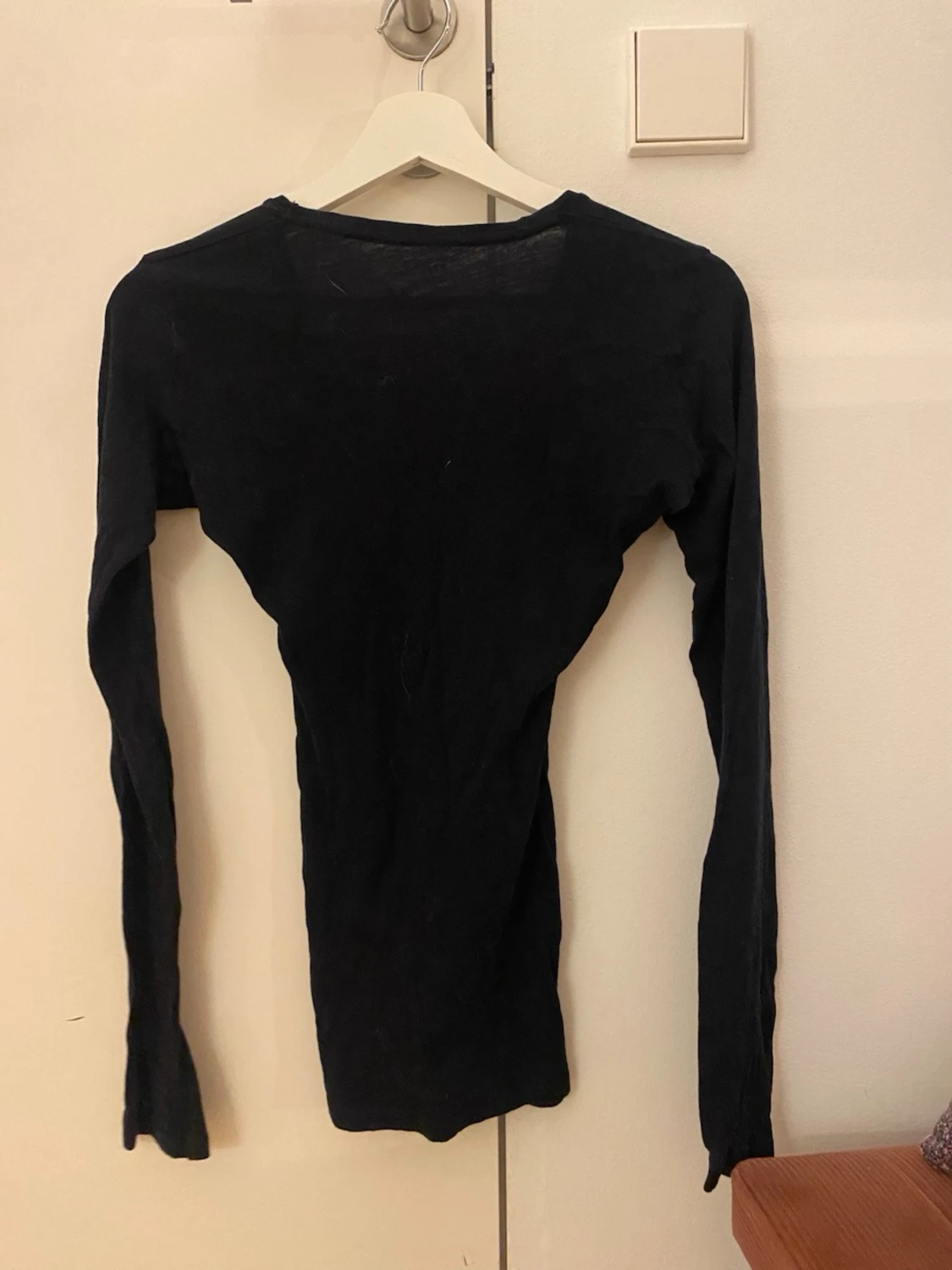 Svart långärmad topp Majestic Filatures - 1