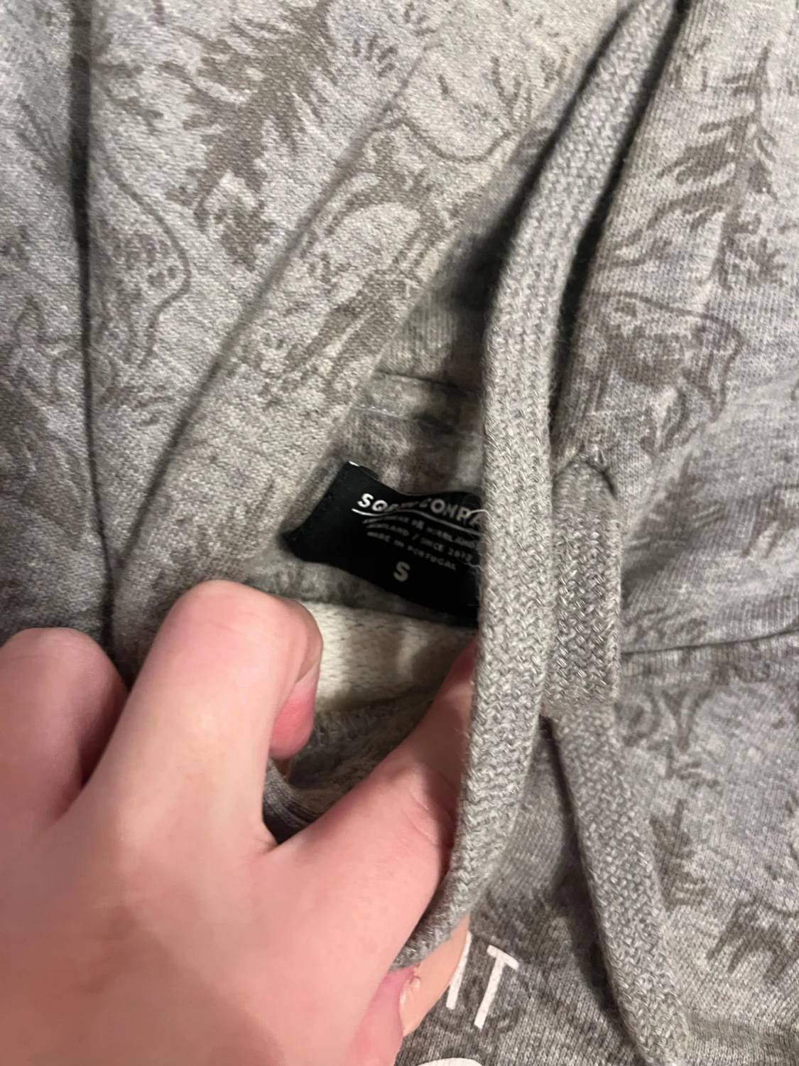 Grå Norrland hoodie - 1